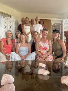 Catherine and her meditation and mindfulness group