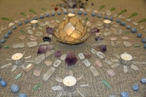 Preparing for a meditation group session