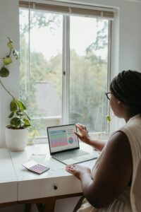 Woman on laptop 