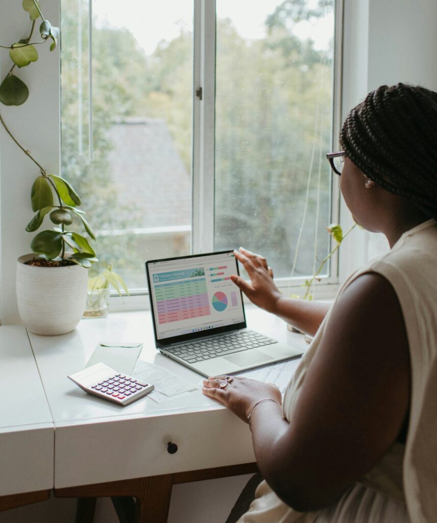 Woman on laptop